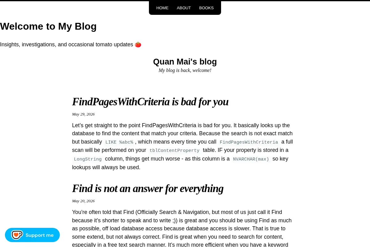 Quan Mai's blog