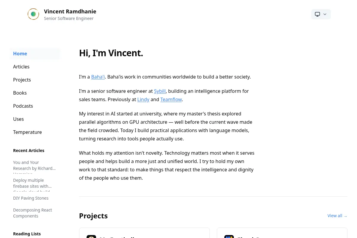 Vincent Ramdhanie