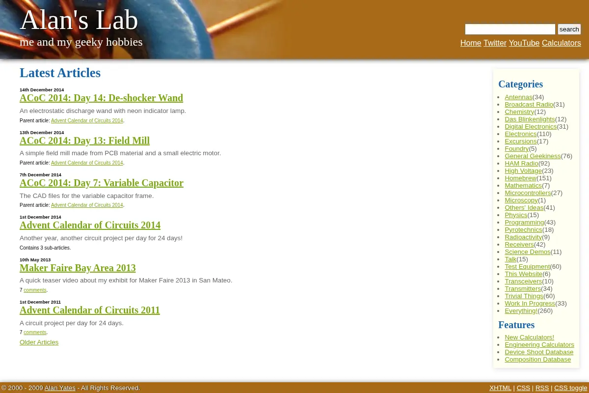 Alan Yates' Laboratory