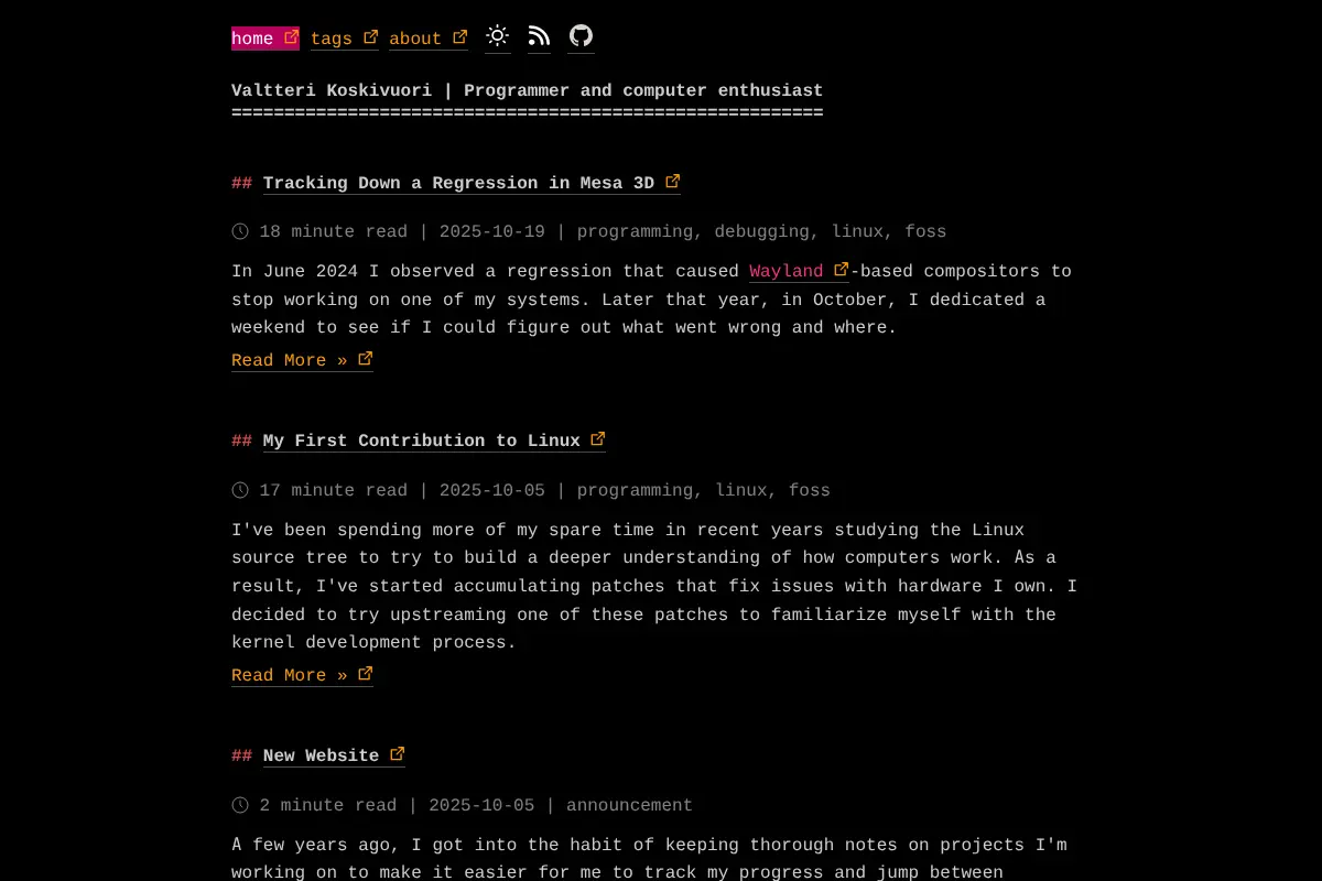 vkoskiv's blog