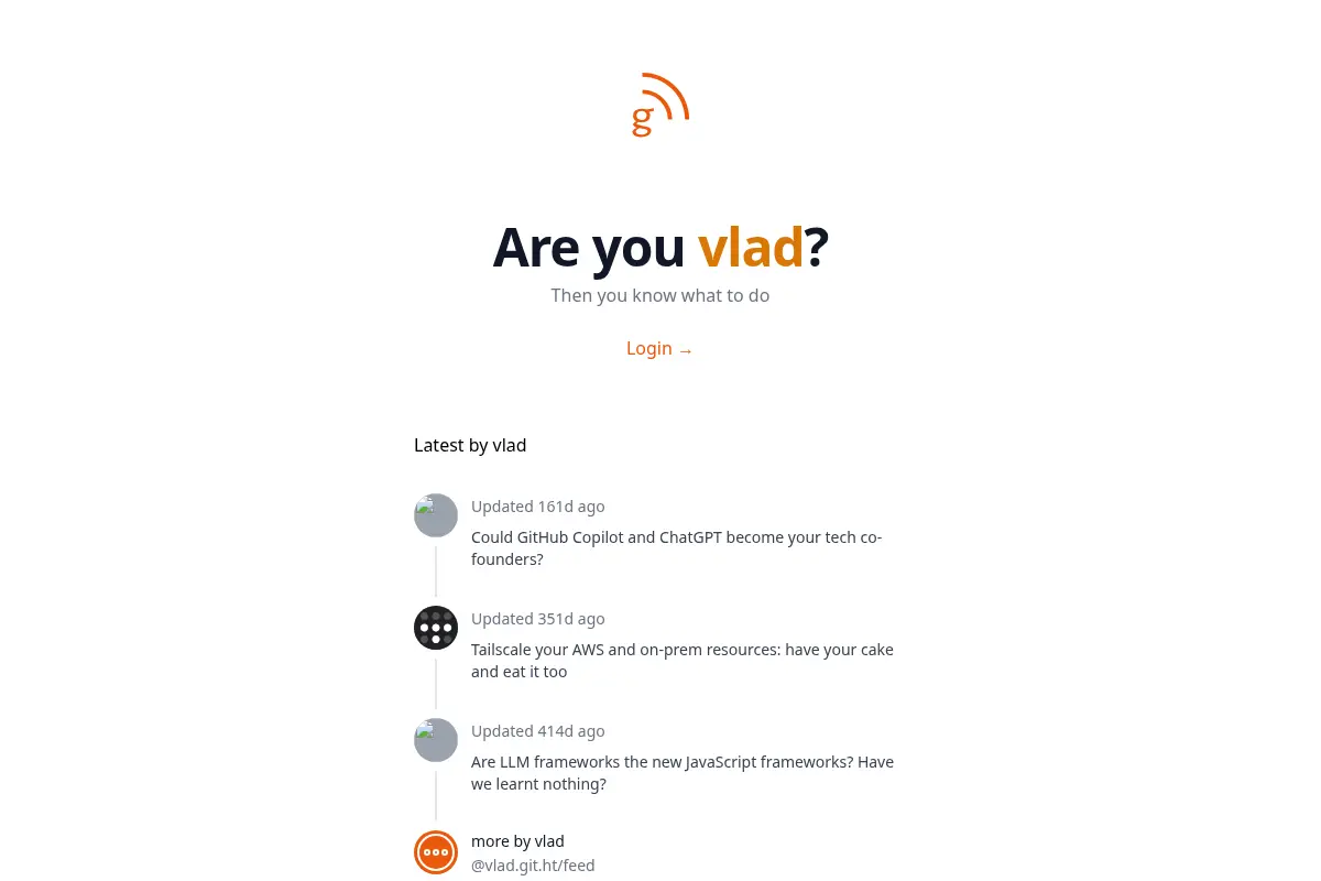 Are you vlad?