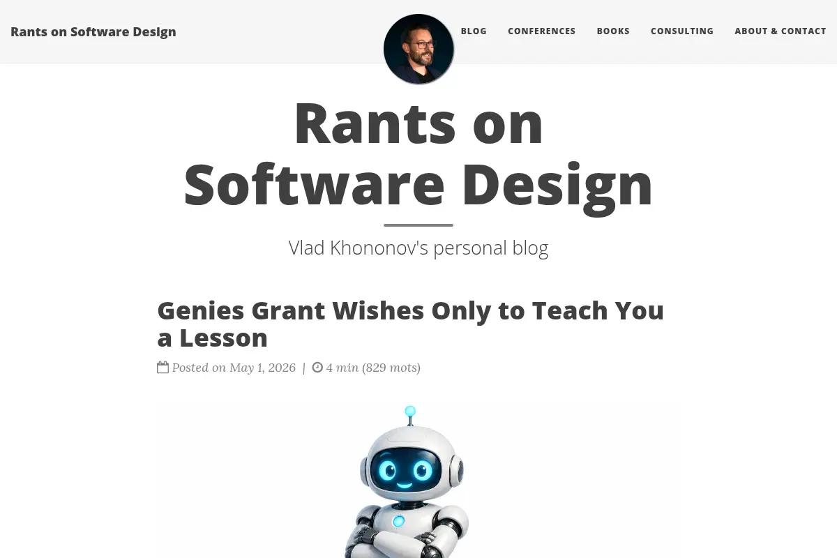 Rants on Software Design