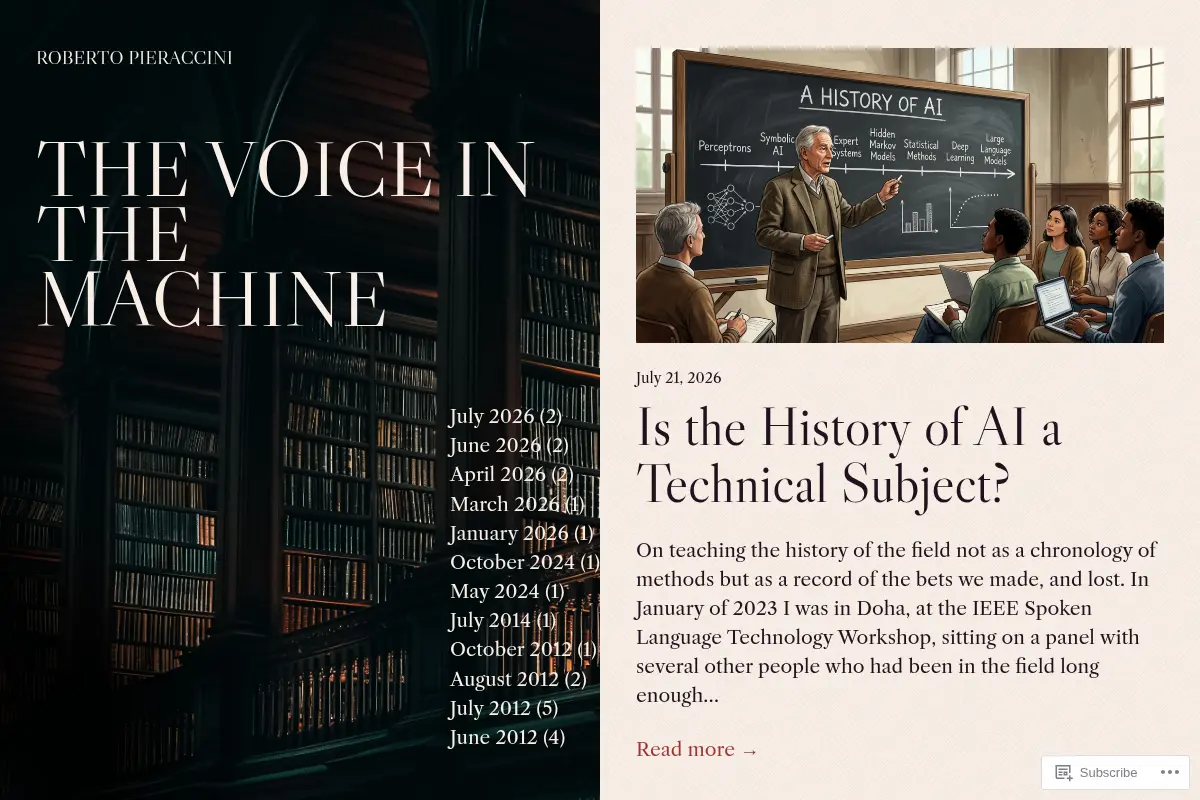 THE VOICE IN THE MACHINE – ABOUT COMPUTERS THAT UNDERSTAND SPEECH