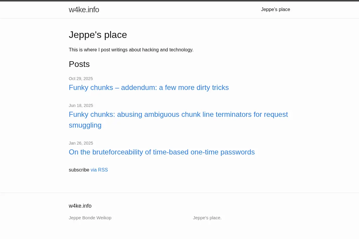 Jeppe's place