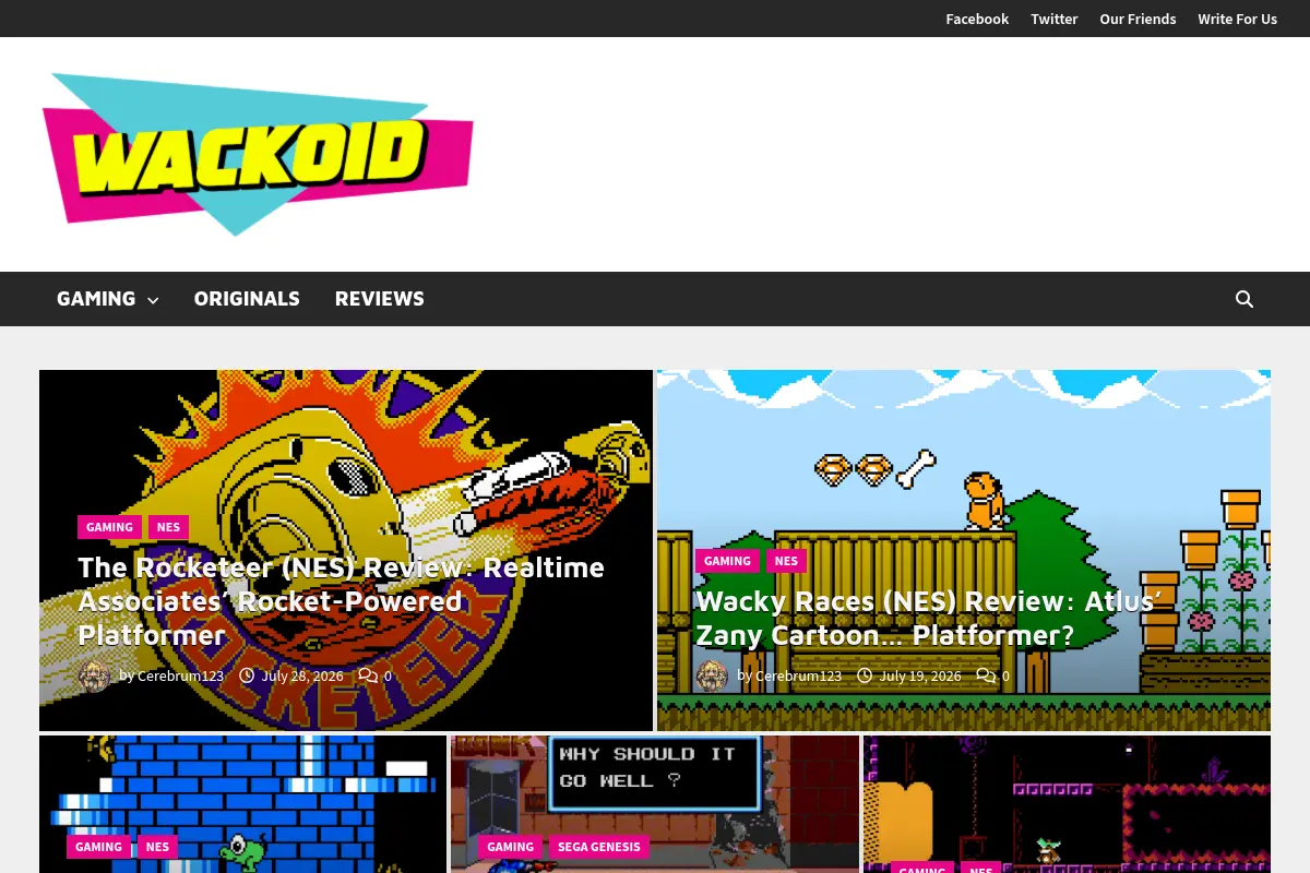 Wackoid - Retro Gaming Reviews, News & Features