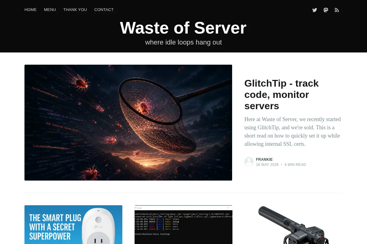 Waste of Server