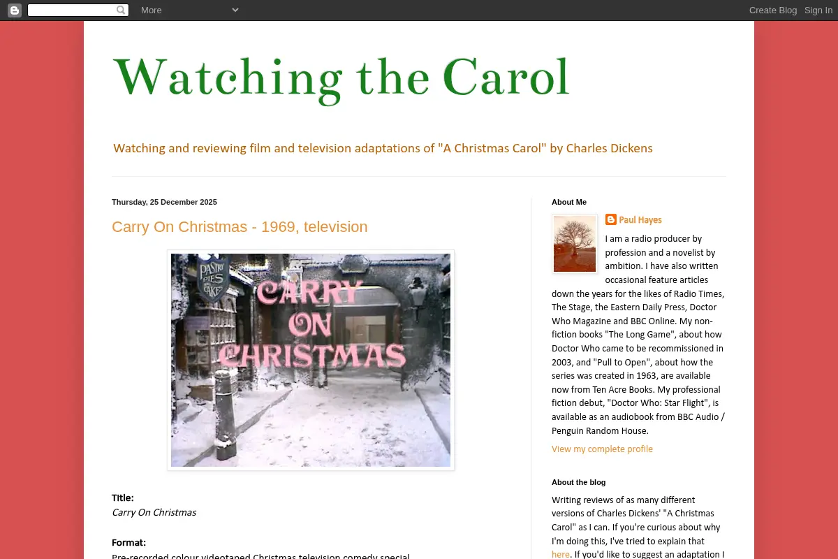 Watching the Carol