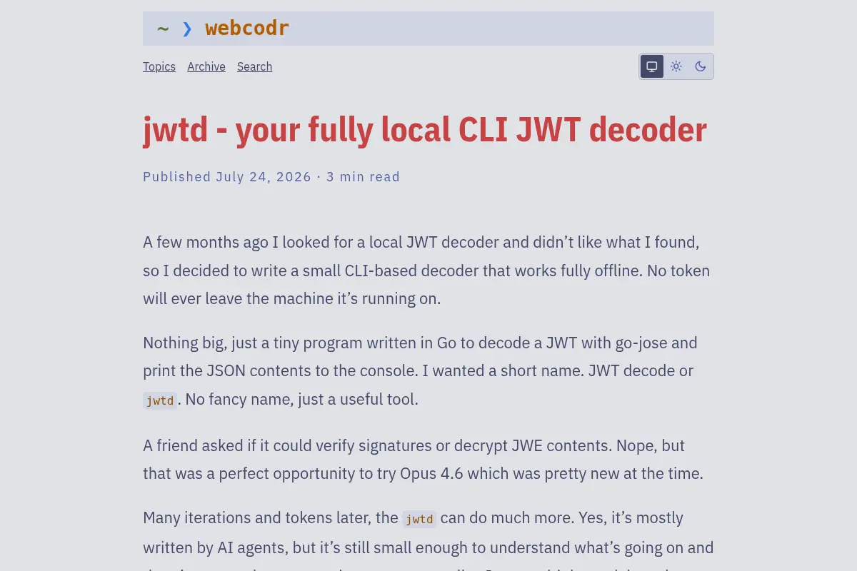 webcodr