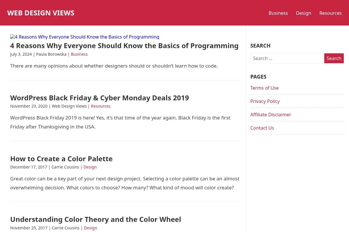 Web Design Views