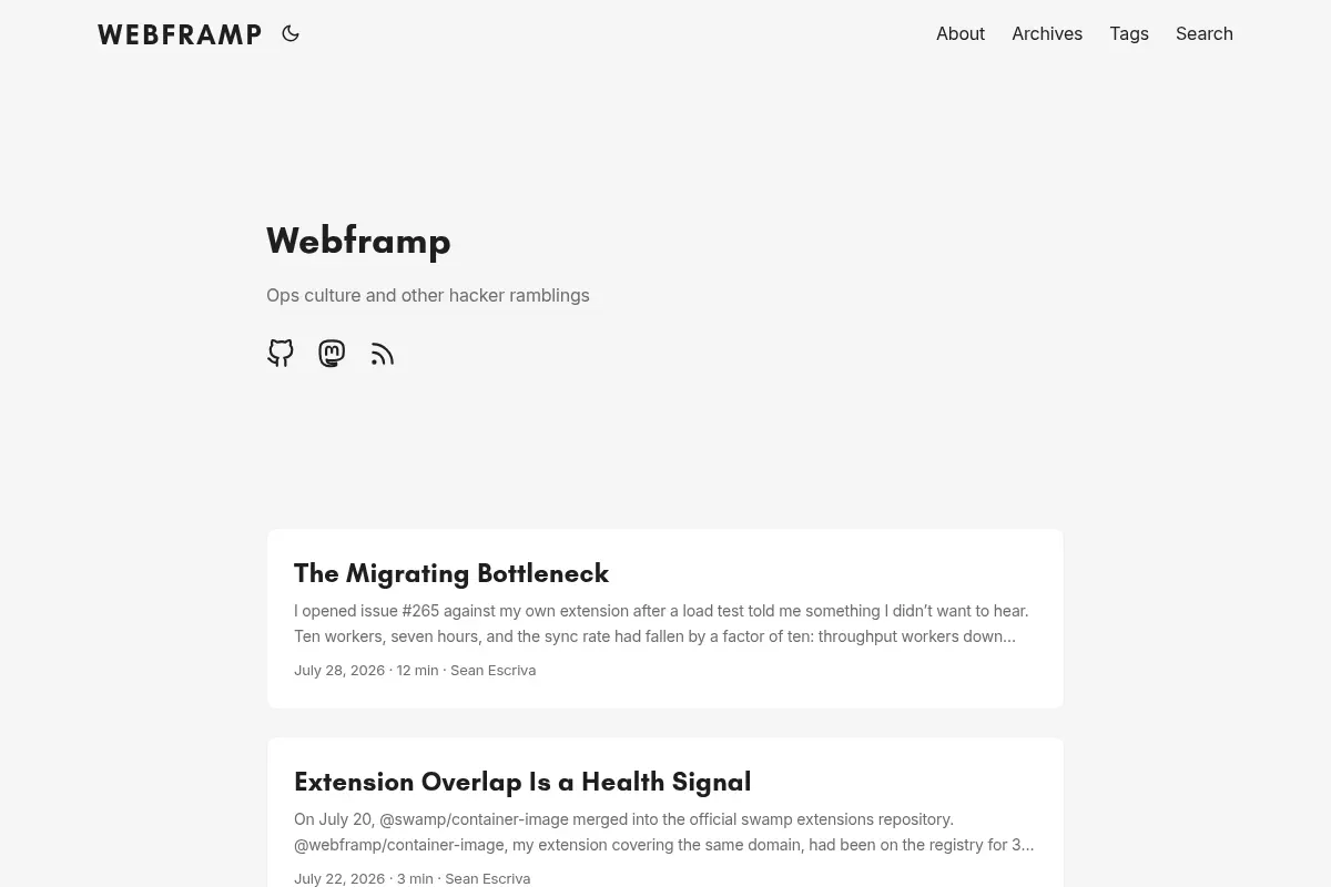 Webframp