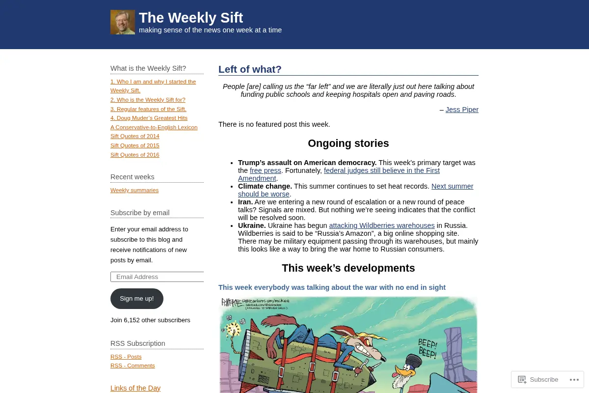 The Weekly Sift