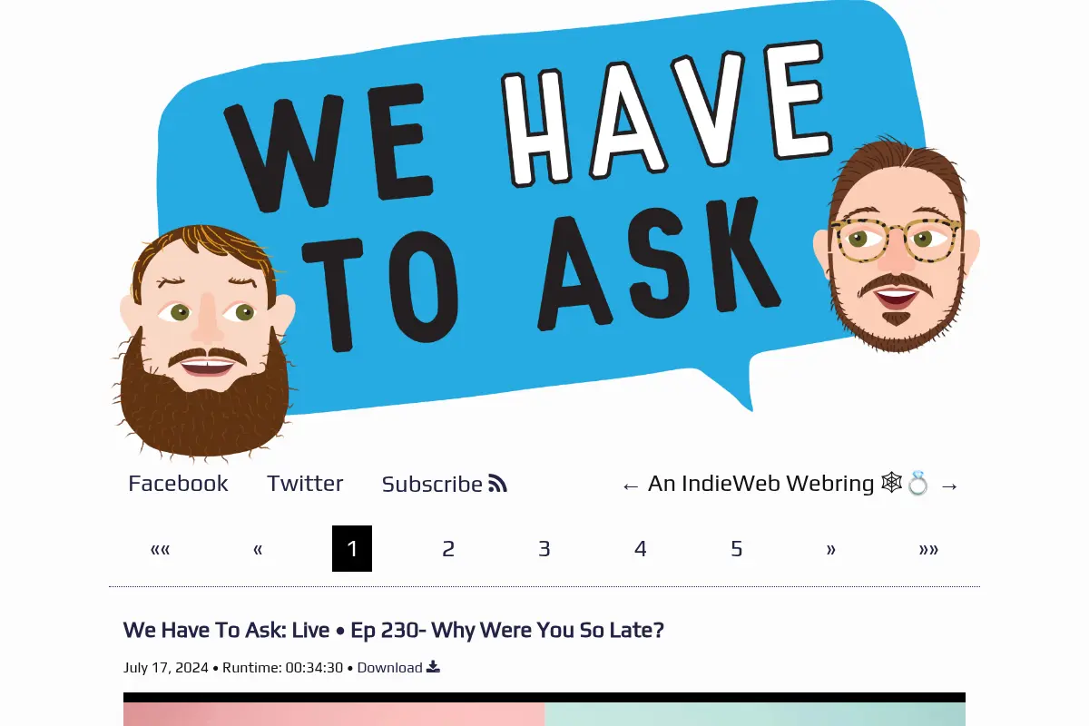 We Have to Ask