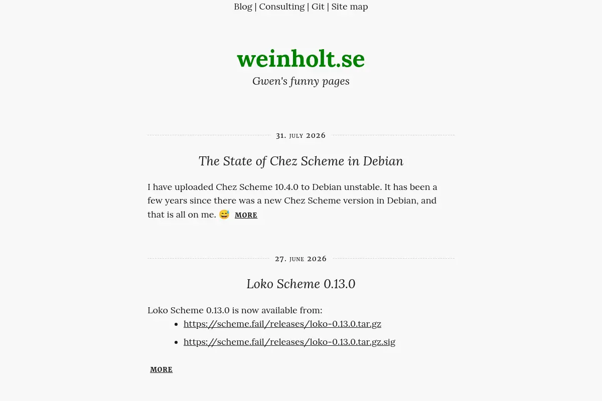 weinholt.se