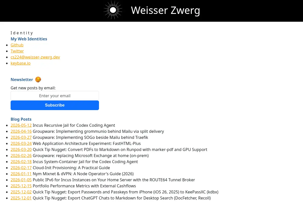 Weisser Zwerg
