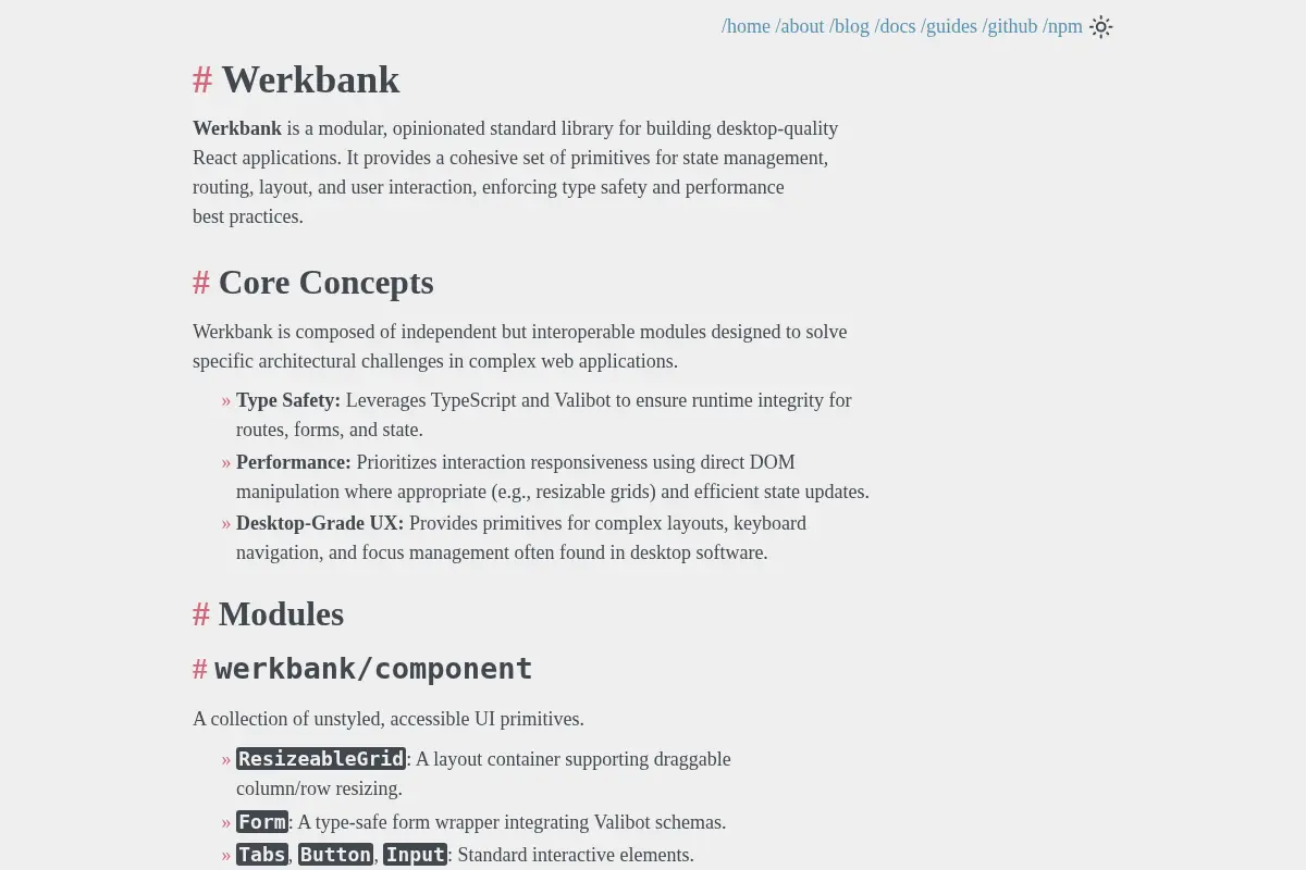 Werkbank