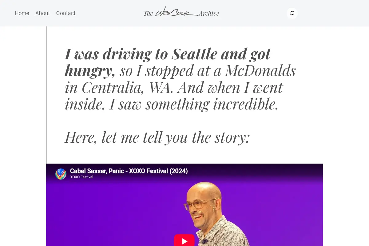 The Wes Cook Archive