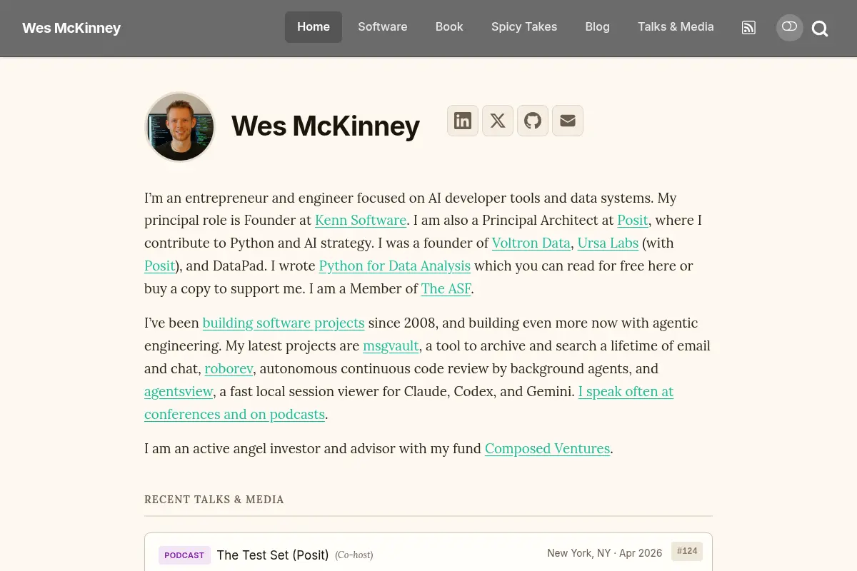 Wes McKinney