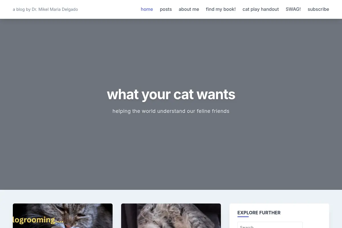 What Your Cat Wants