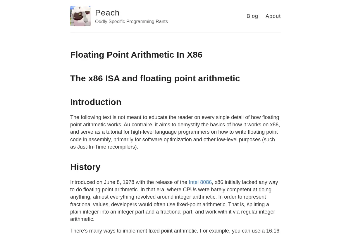 Peach – Oddly Specific Programming Rants