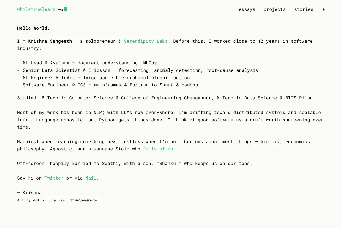 whiletruelearn — Krishna Sangeeth