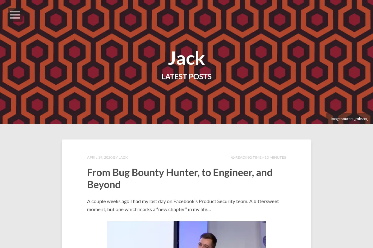 Jack's Bug Bounty & AppSec Blog