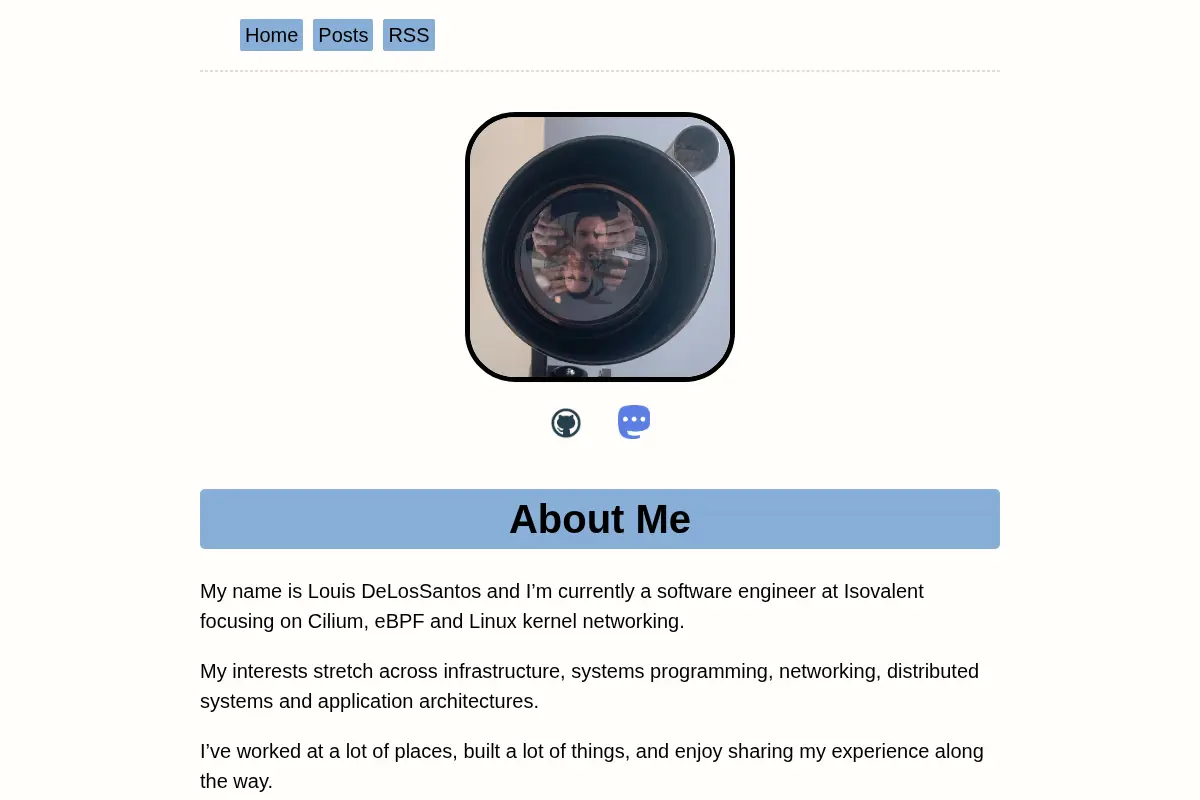 Louis DeLosSantos – Personal Site