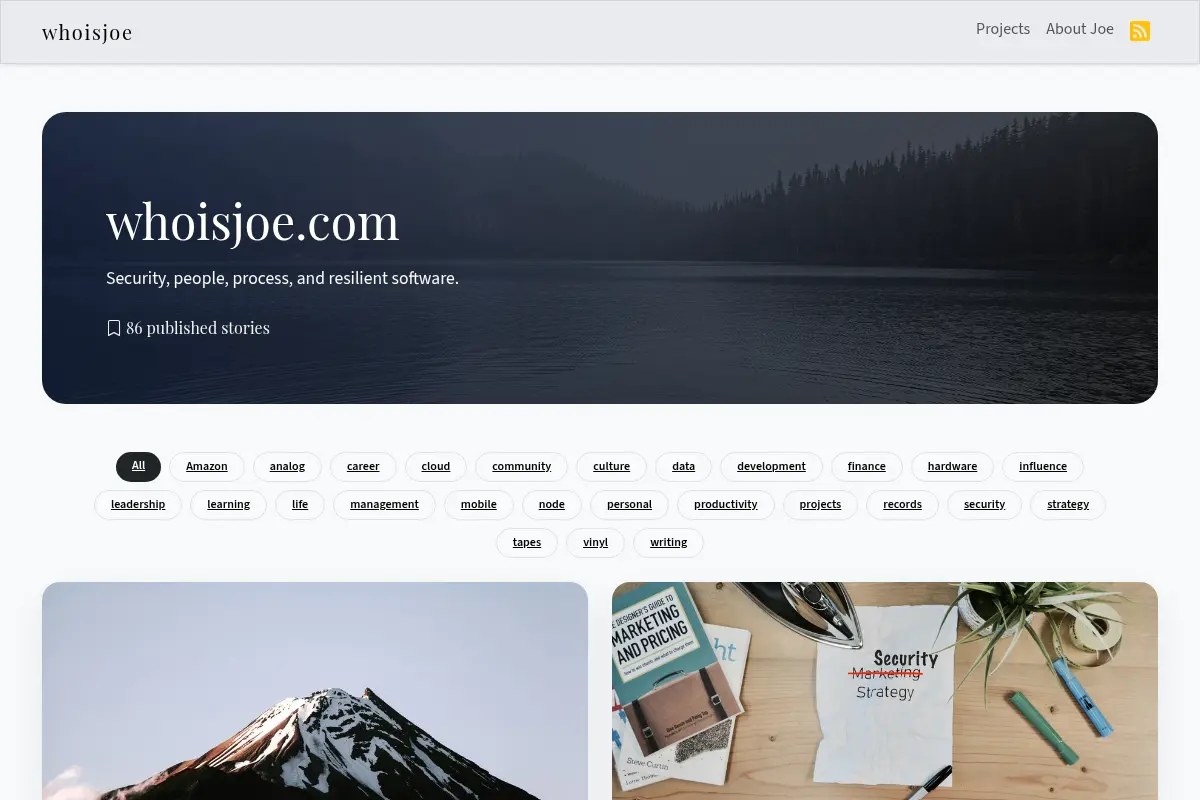 whoisjoe.com - Blog