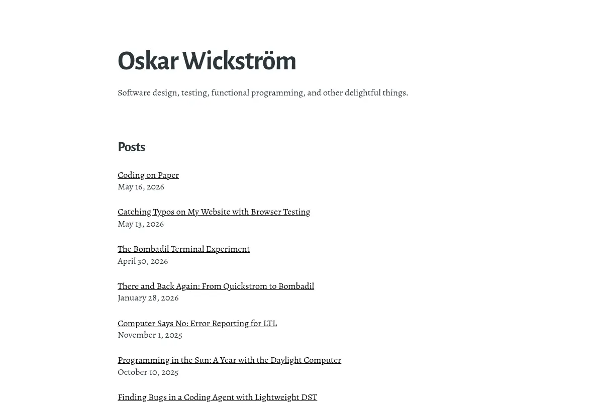Oskar Wickström