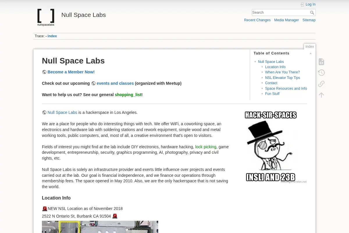 Null Space Labs