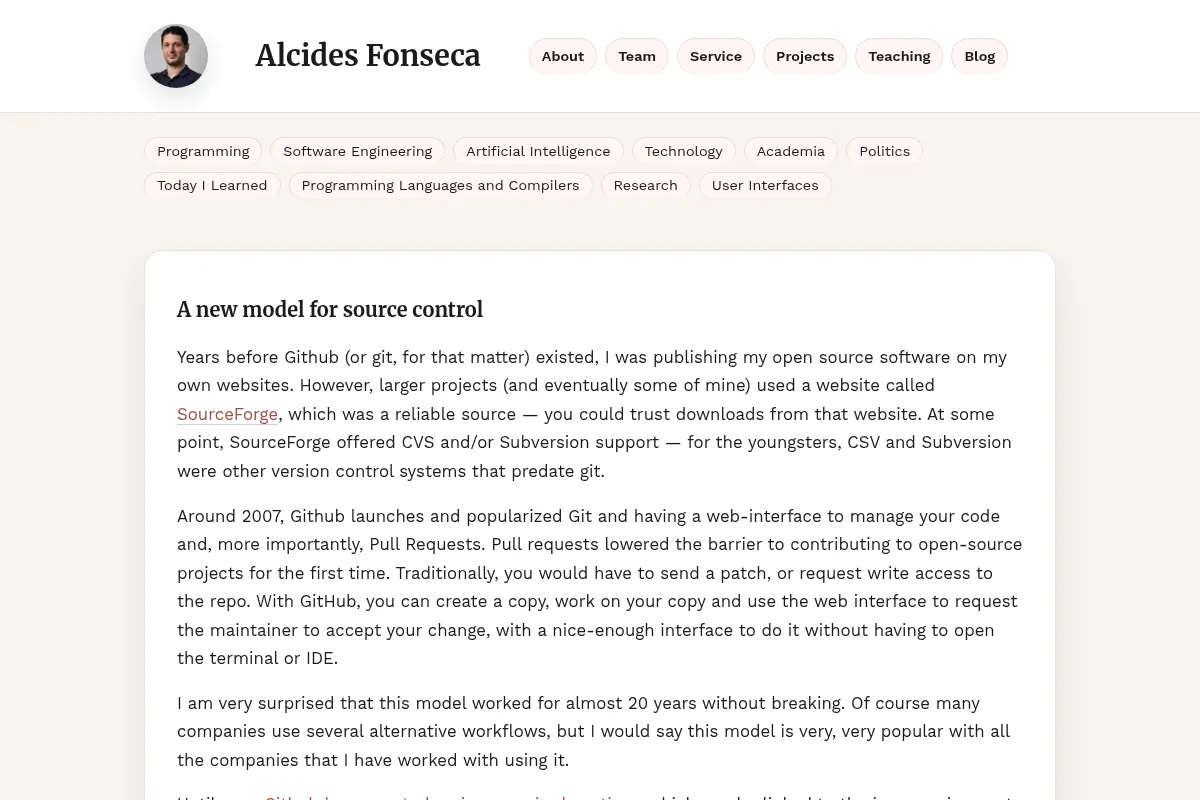 Alcides Fonseca's Wiki