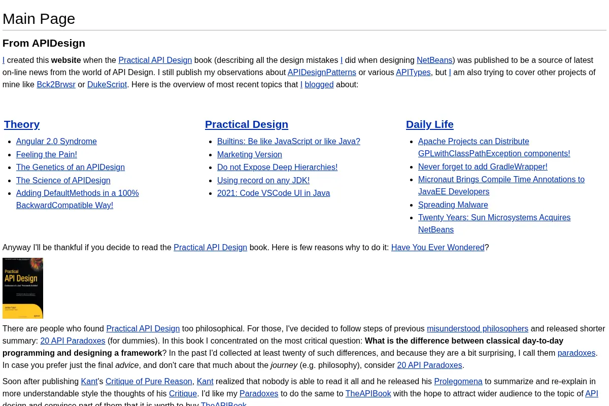 APIDesign Wiki
