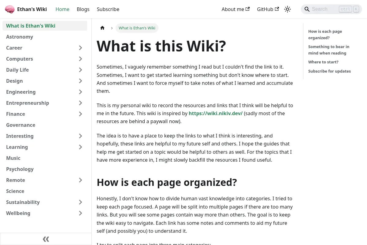 Ethan's Wiki