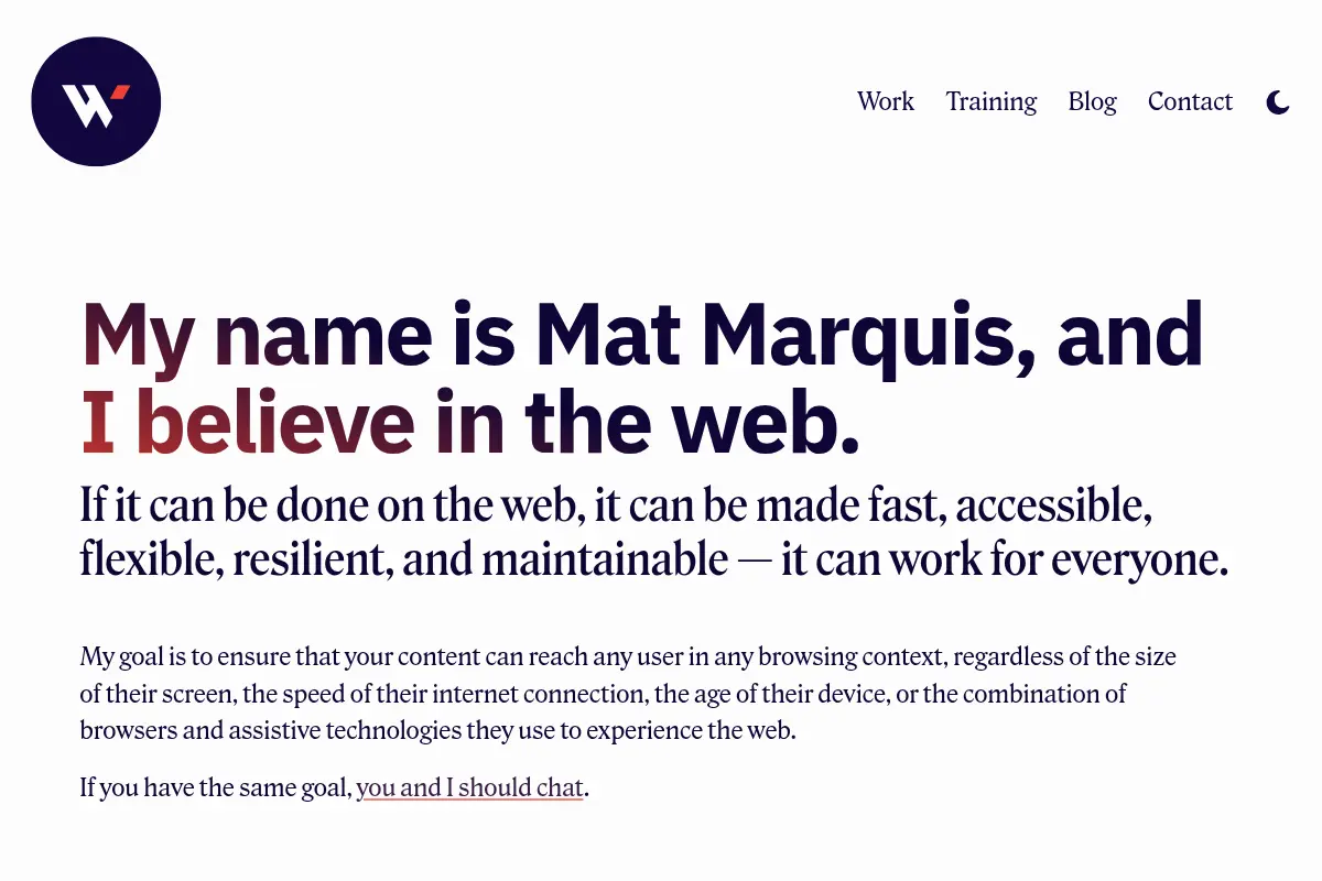 Wilto — Mat Marquis on the web