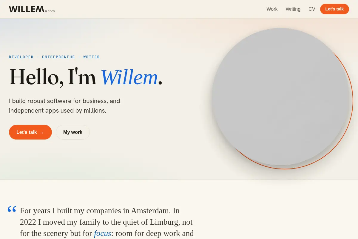 Willem L. Middelkoop · software & writing