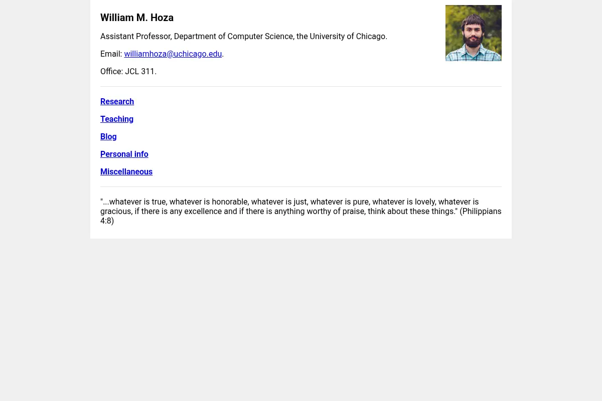 William M. Hoza