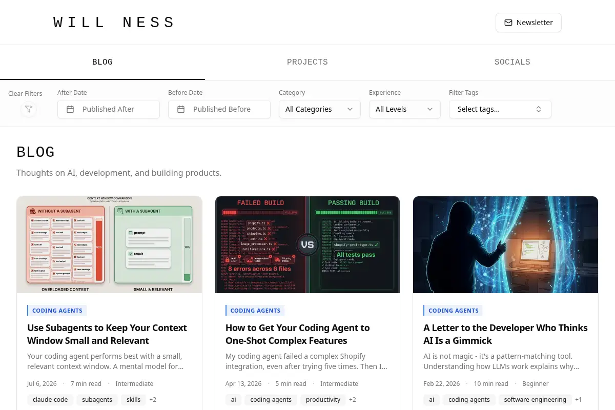 Will Ness's Blog