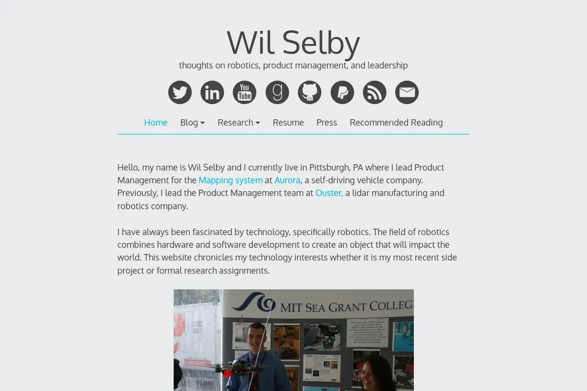 Wil Selby - A record of my tech research and travel adventures