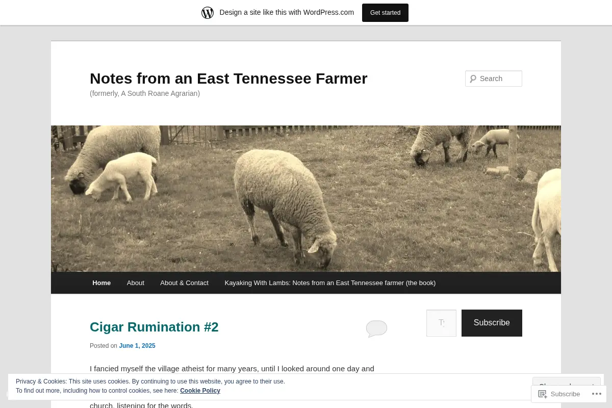 Notes from an East Tennessee Farmer