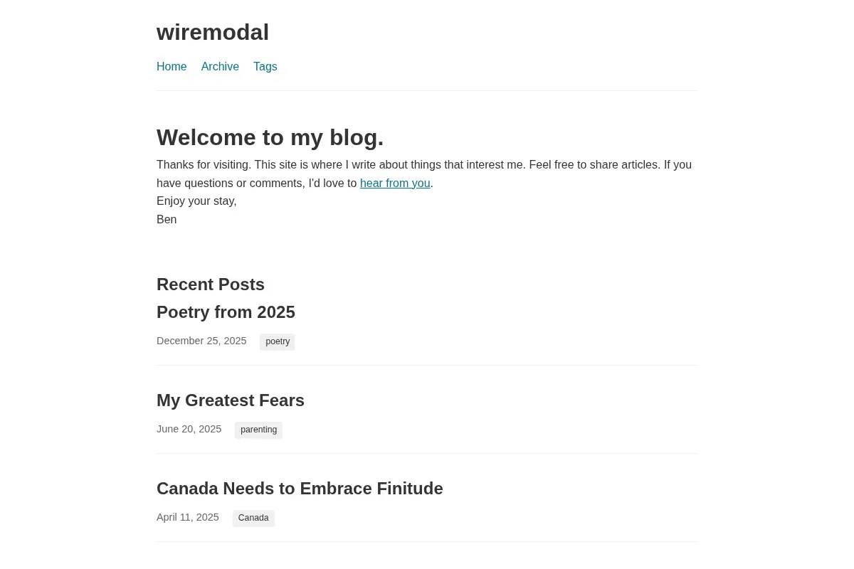 wiremodal