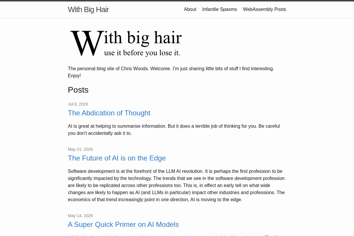 With Big Hair