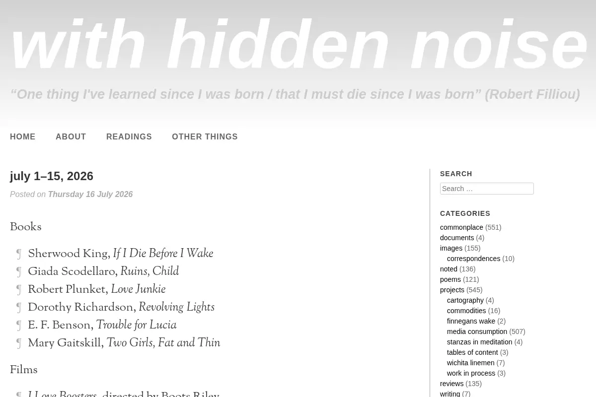 with hidden noise