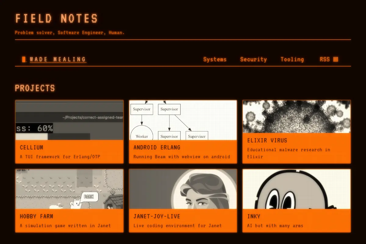 Field Notes