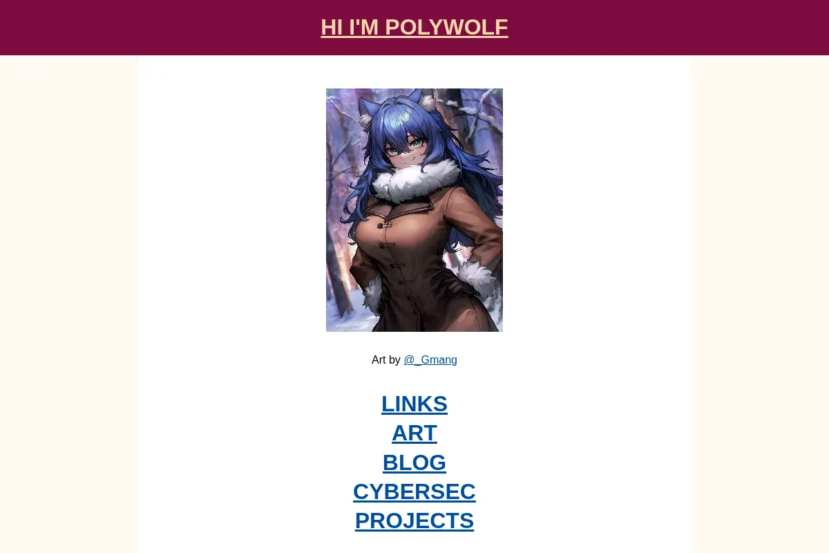 wolfgirl.dev - PolyWolf