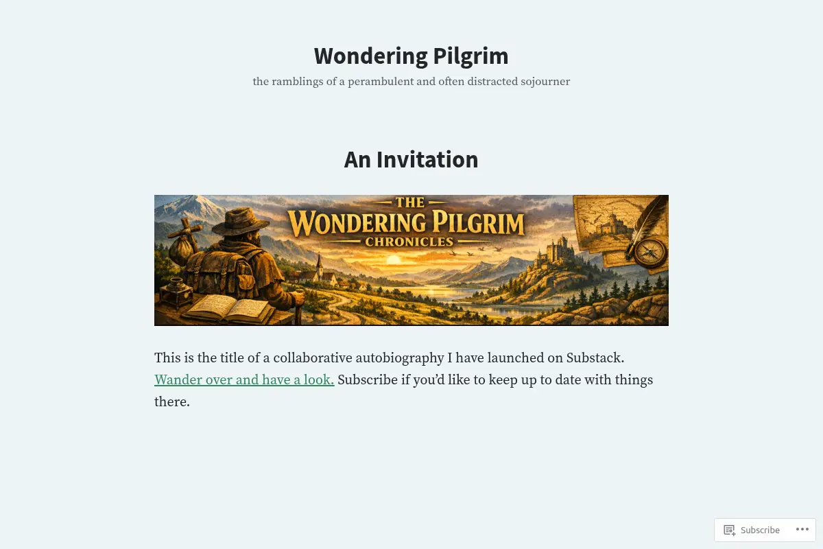 Wondering Pilgrim