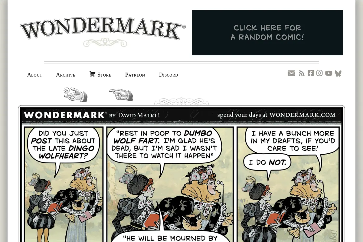 Wondermark – An Illustrated Jocularity.