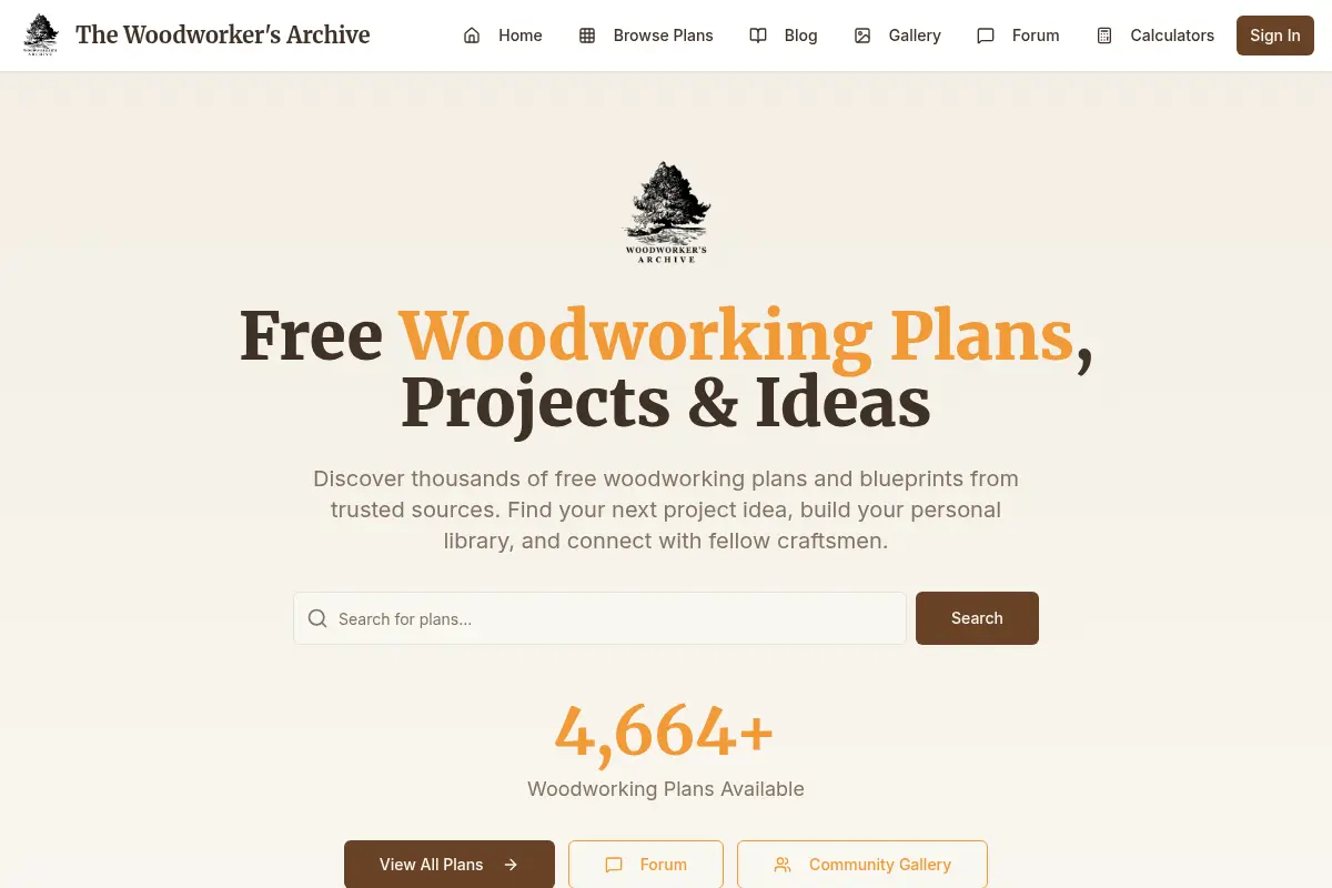 The Woodworker's Archive