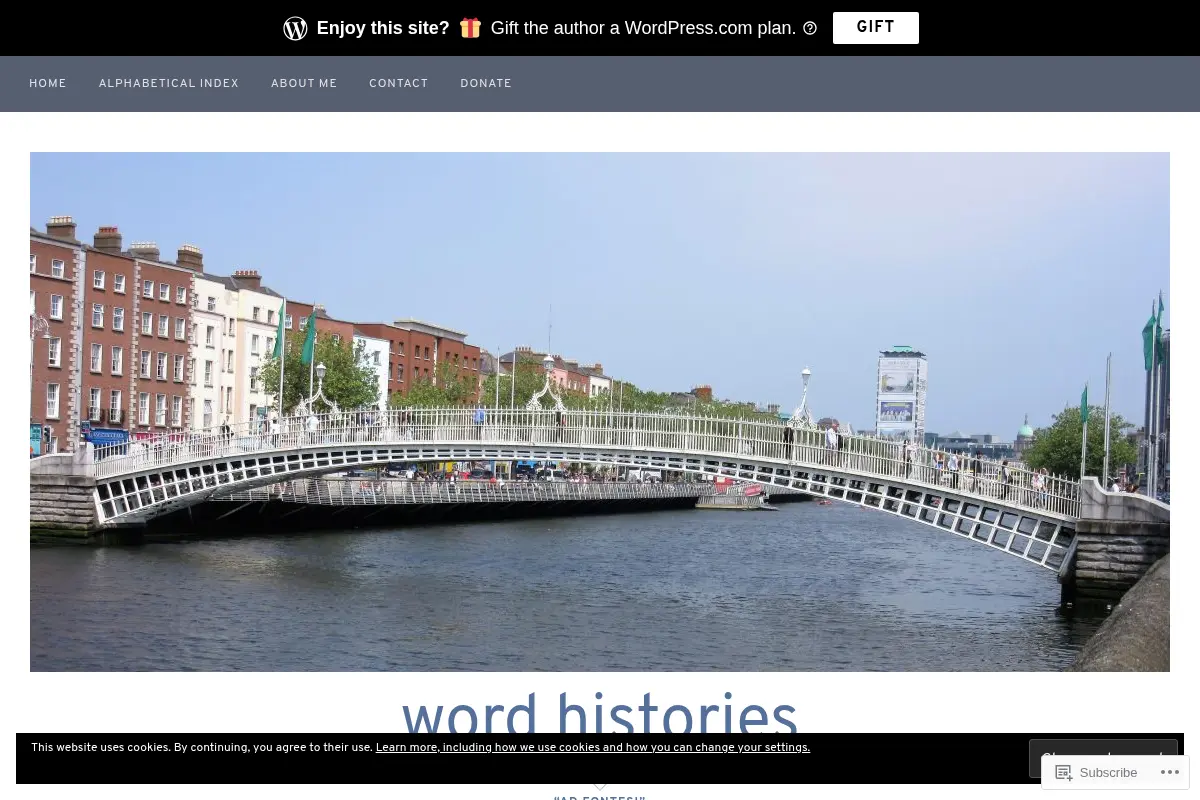word histories