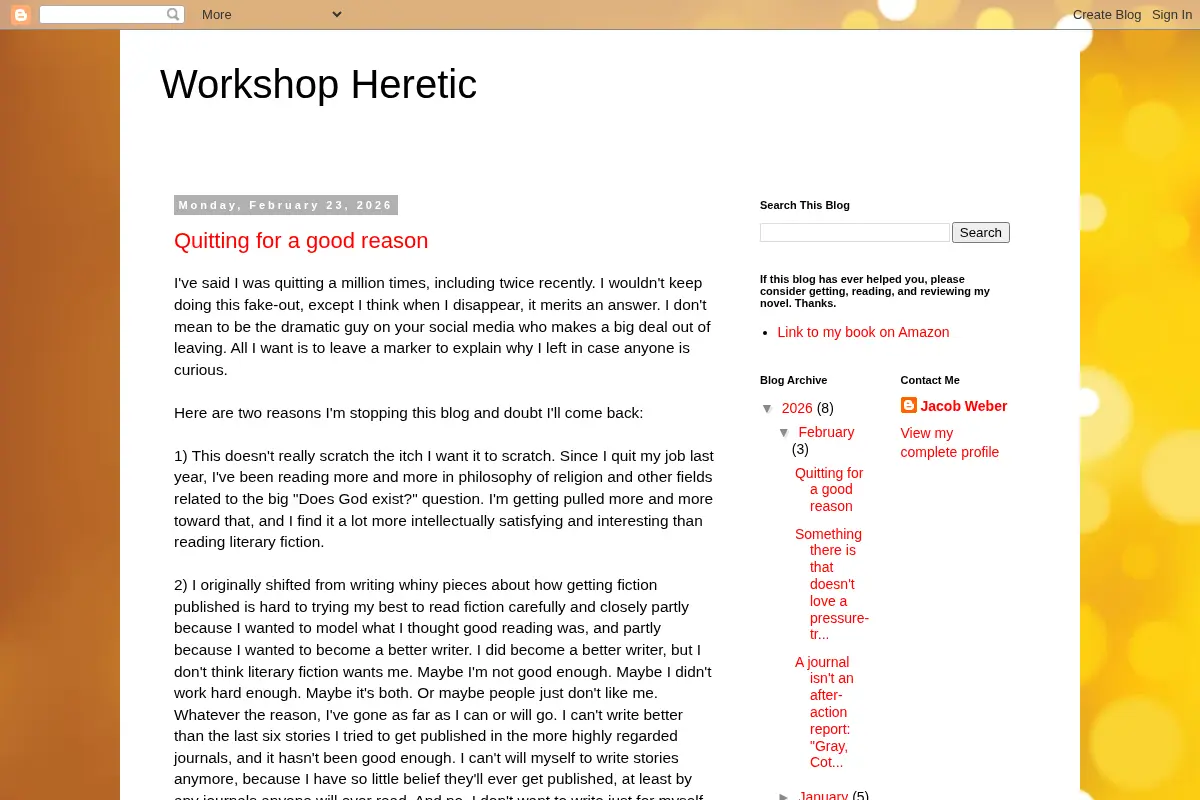 Workshop Heretic
