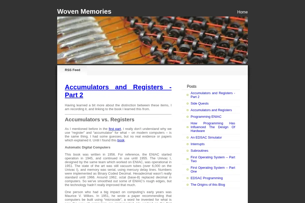 Woven Memories