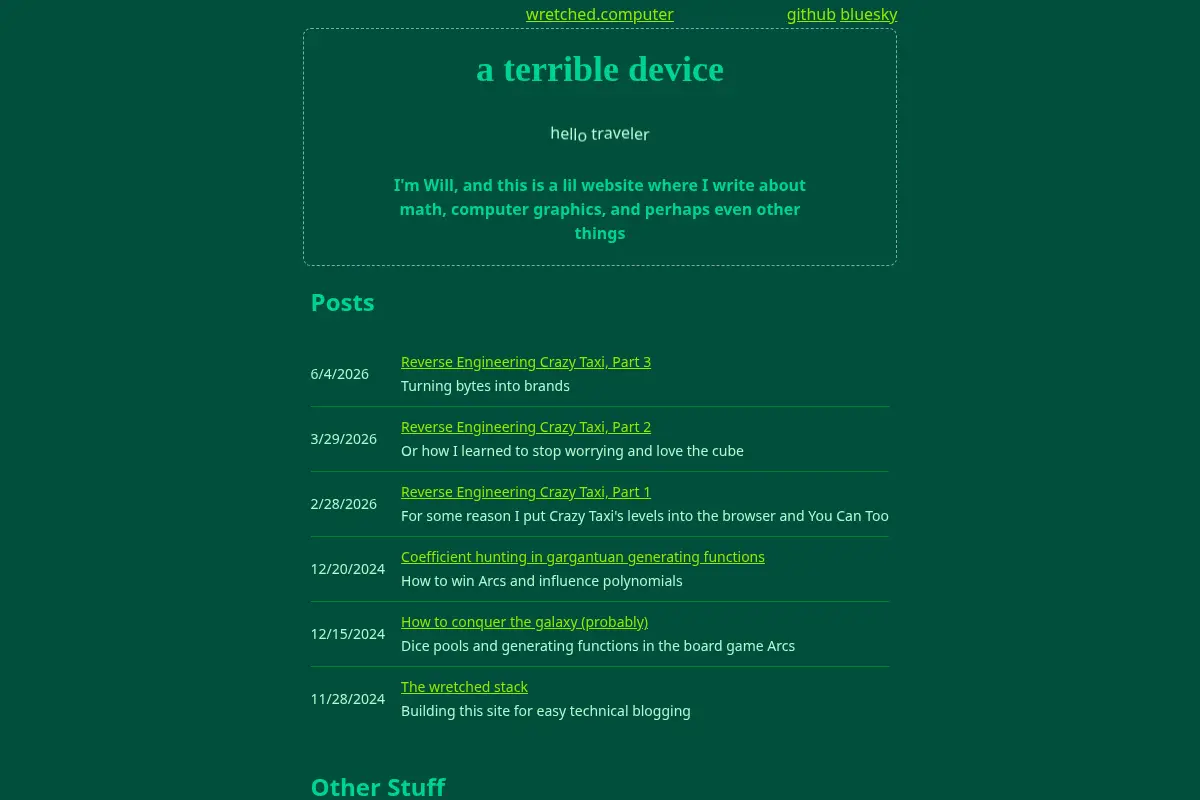 a terrible device